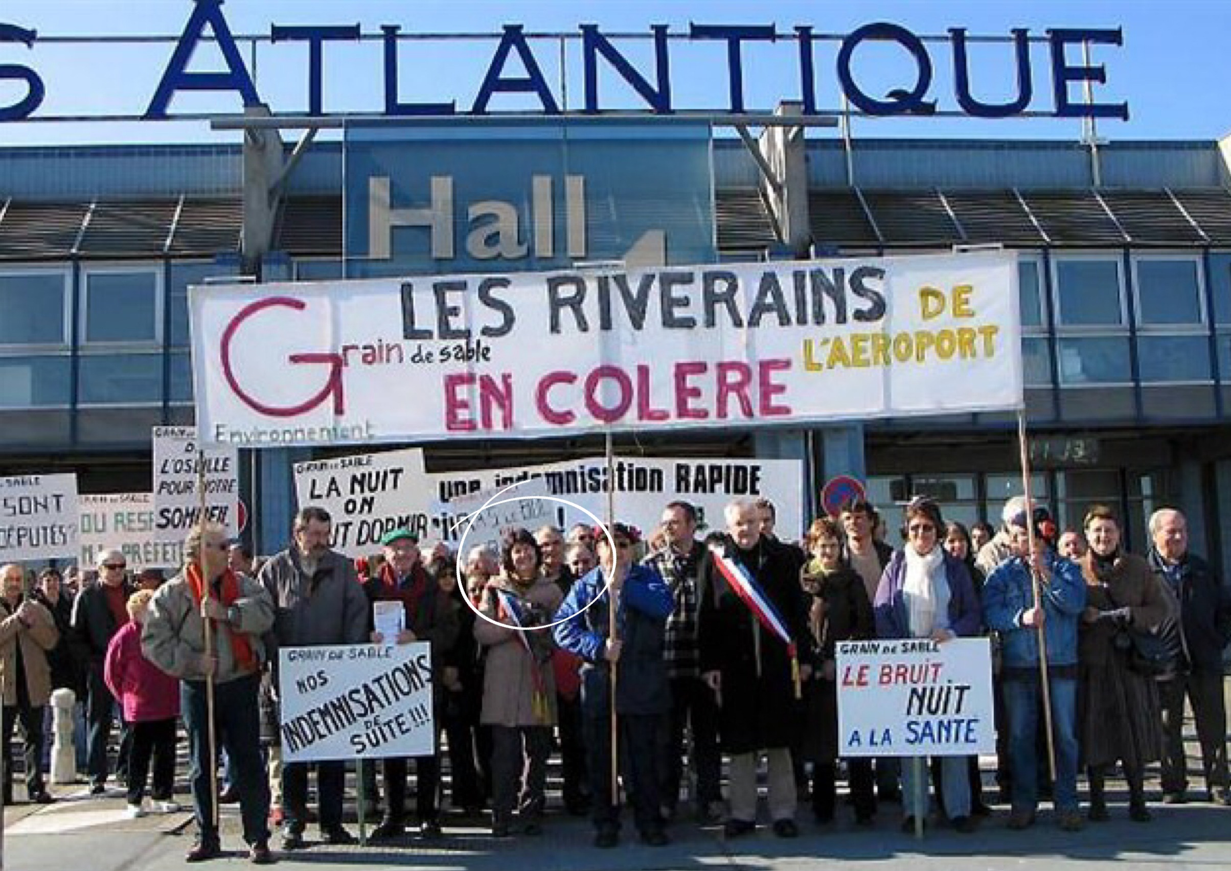 Françoise Verchère, Bouguenais, aéroport Notre-Dame-des-Landes, NDDL manifestation aéroport Françoise Verchère, Françoise Verchère, Bouguenais, aéroport Notre-Dame-des-Landes, NDDL